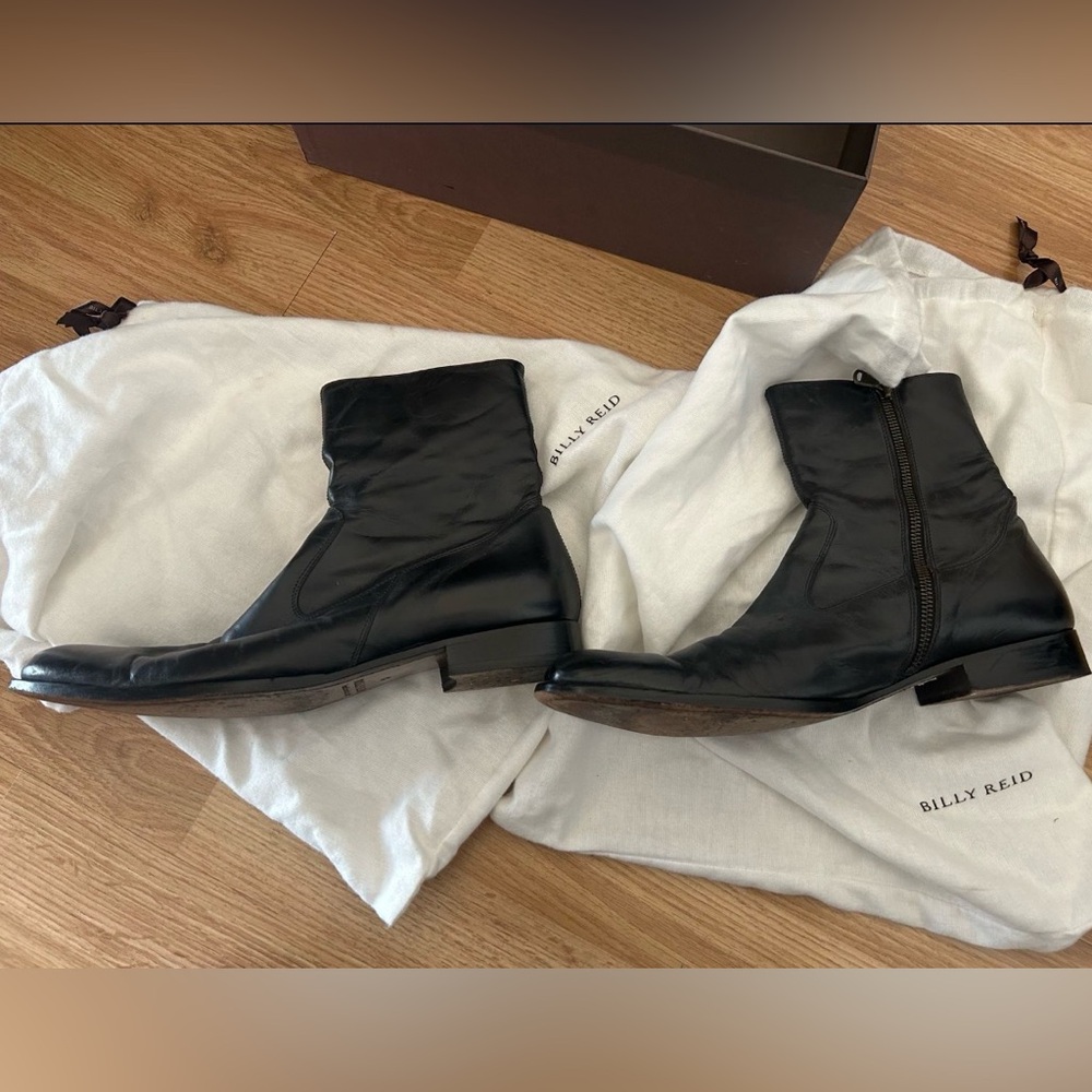 Billy Reid Leather Boots
